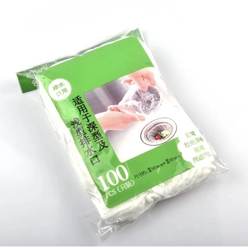 Bịch 100 túi lọc rác joylot cho bồn rửa chén tiện lợi 5