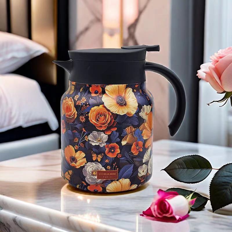 Bình Pha Trà 1000ML Họa Tiết 5