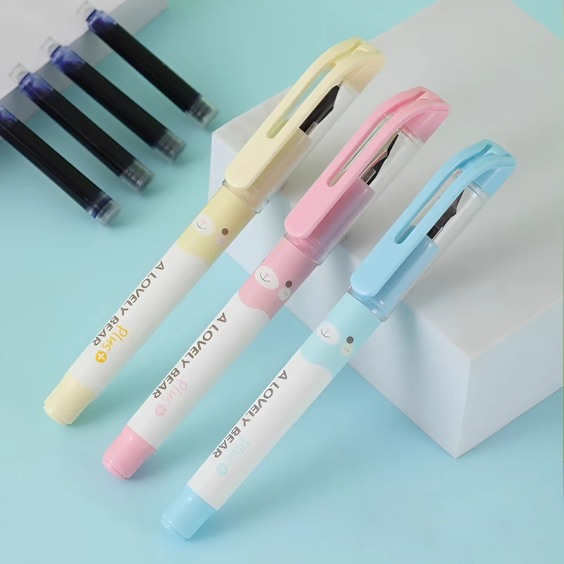 Bộ Bút Mực Máy Tặng Kèm 4 Ống Mực Thay Thế 5
