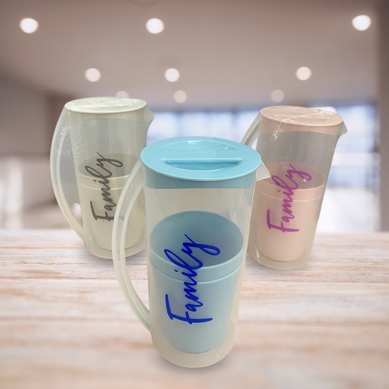 Bộ Ca Nhựa kèm 2 ly Family Tân Lập Thành 5