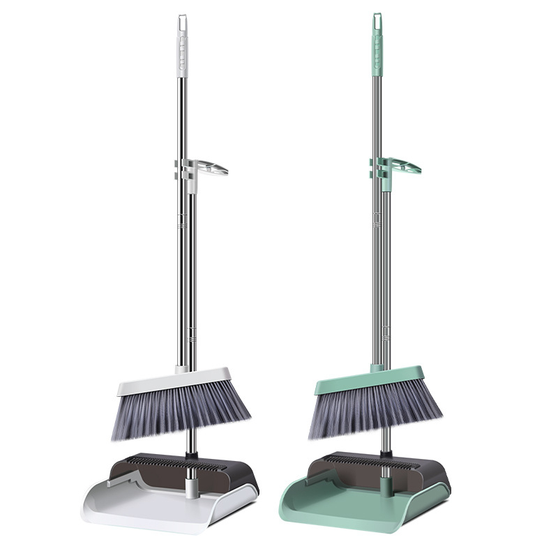 Bộ Chổi Quét Nhà Kèm Hốt Rác Cán Dài Nhựa 2in1 Tiện Lợi 5