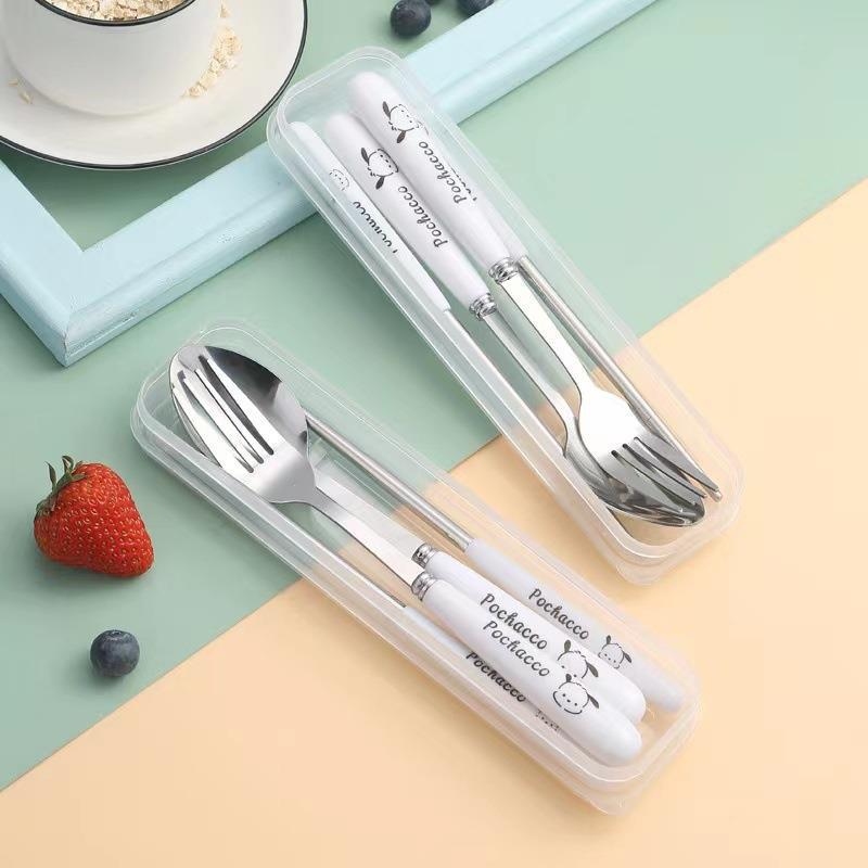 Bộ Đũa Thìa Inox 3 Món Pachacco 4