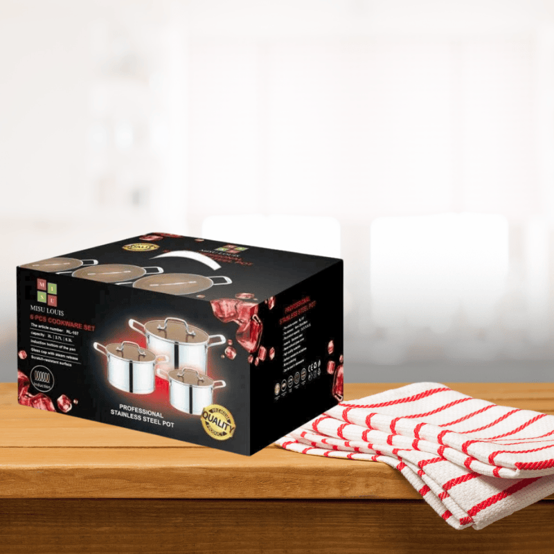 Bộ nồi inox 3 món Misu Louis 4