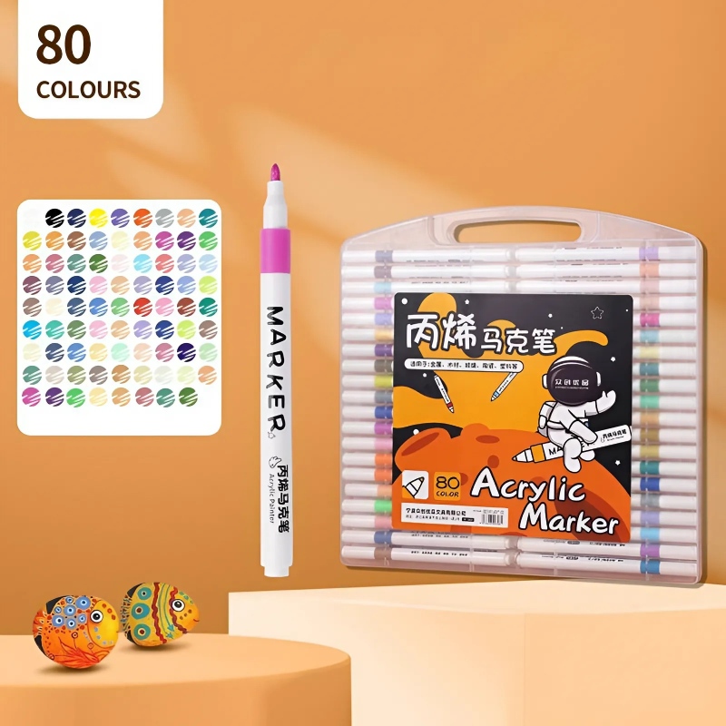 Bút Màu Acrylic Marker 80 Chi Tiết 4
