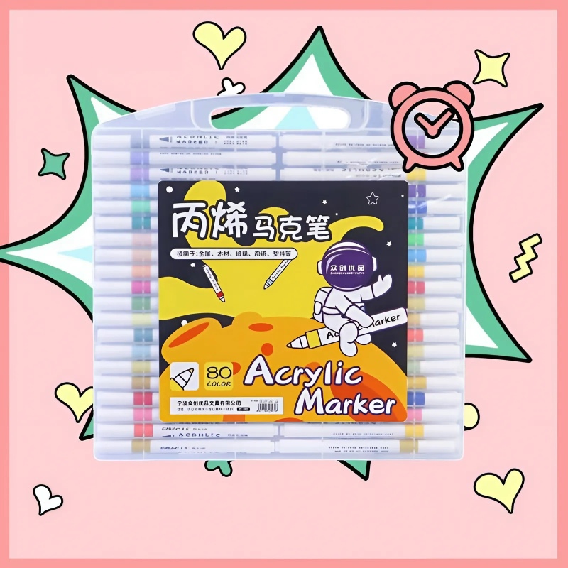 Bút Màu Acrylic Marker 80 Chi Tiết 5