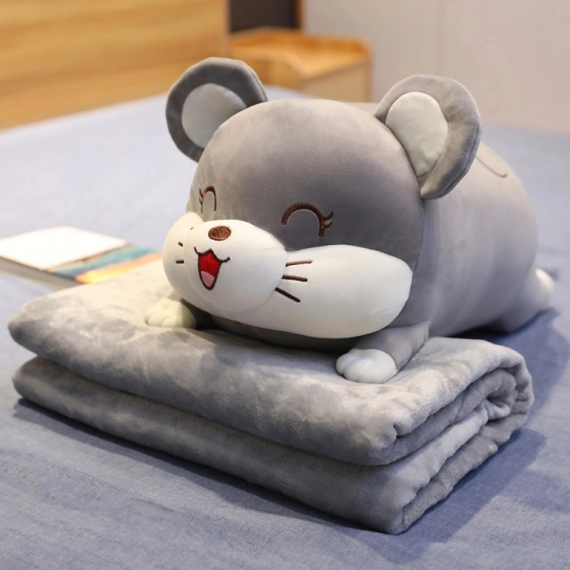 Chăn Gối Heo, thú các loại 2 Trong 1 MiNo hàng nội địa trung 3