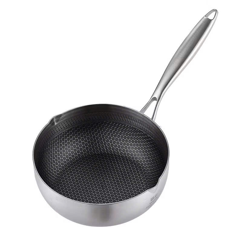 Chảo Chống Dính Sâu Lòng Vân Tổ Ong Inox 18cm 5