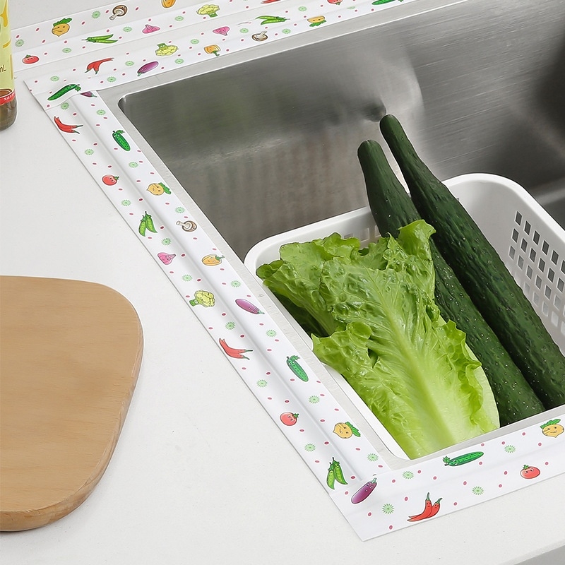 Cuộn băng keo hình dán viền bồn rửa chắc hẳn 4