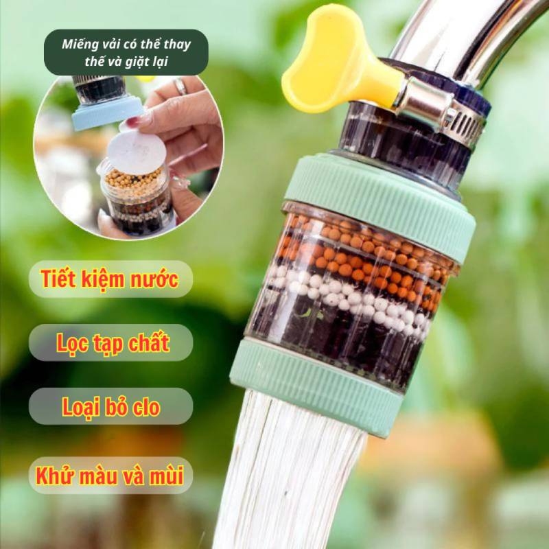 Đầu Vòi Lọc Nước 6 Tầng Hình Trụ 5