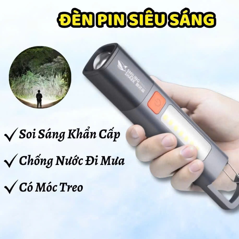 Đèn Pin Tokya Nhỏ Gọn Ánh Sáng Trắng 5