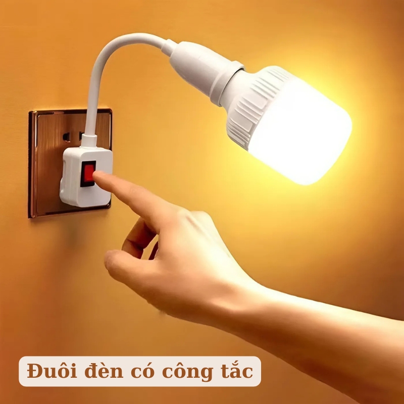 Đuôi Đèn E27 Uốn Dẻo Xoay 360 Độ 5