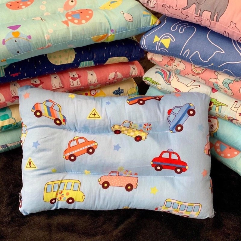 Gối massage trẻ em vỏ cotton phù hợp với bé 4