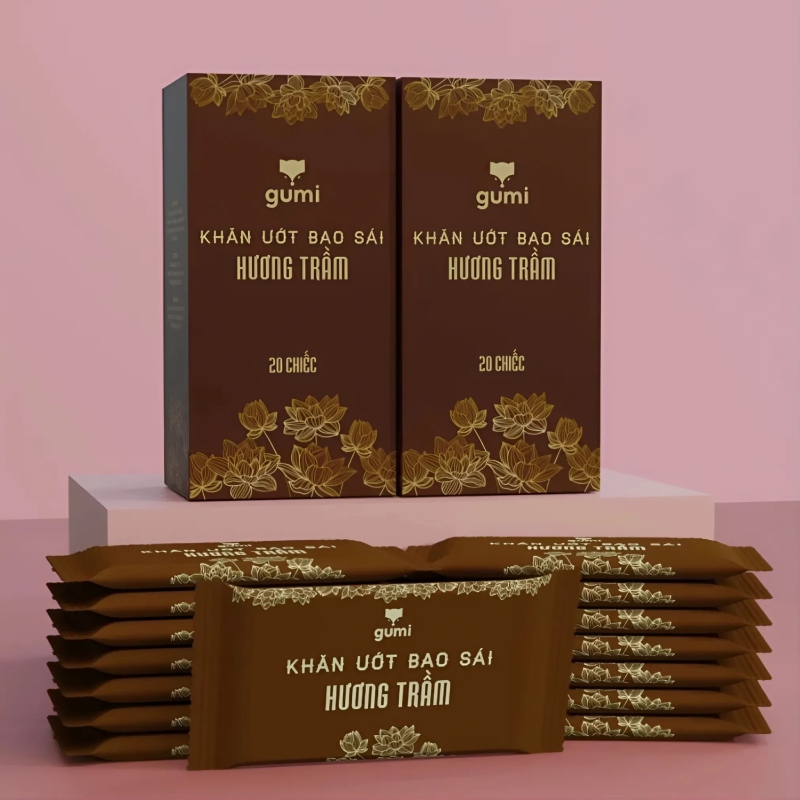 Hộp 20 Cái Khăn Ướt Lau Bàn Thờ GUMI 5