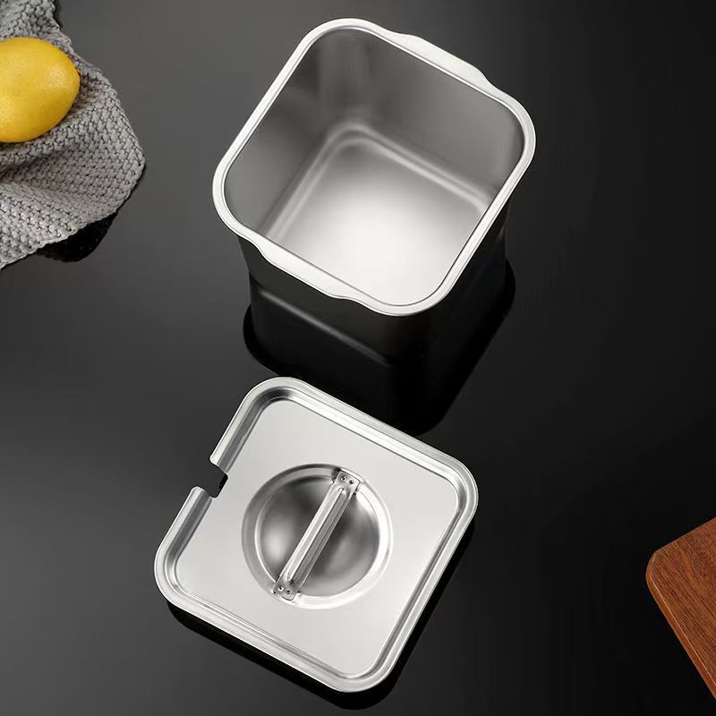 Hộp Lạnh Inox Đa Năng Hình Vuông 12cm 4