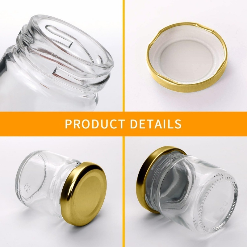 Hũ Thủy Tinh Tròn Nắp Sắt 75ml 4