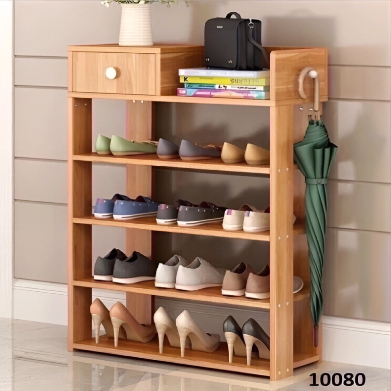 KỆ ĐỂ GIÀY DÉP 5 TẦNG CÓ NGĂN KÉO TIỆN LỢI 4
