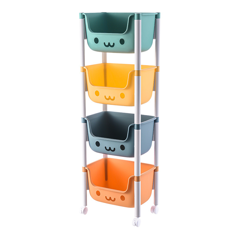 Kệ Gấu Đa Sắc 4 Tầng 5