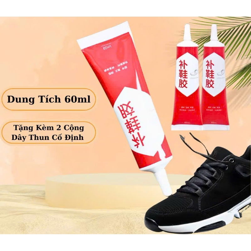 Keo dán giày trong suốt 60ml 4