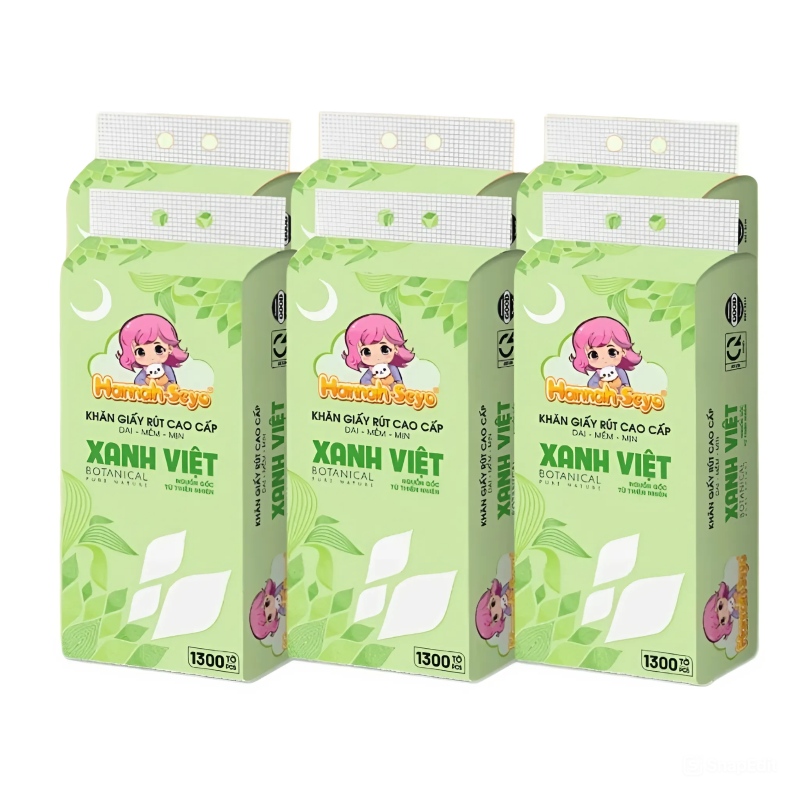 Khăn Giấy Rút Dạng Treo Hannah Seyo 5