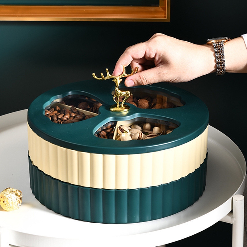 Khay Mứt Hình Hươu 2 Tầng 4