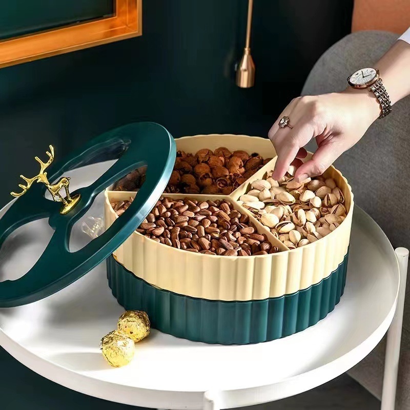 Khay Mứt Hình Hươu 2 Tầng 5