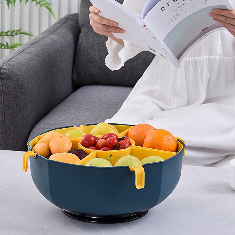 Khay Nhựa Đa Năng Đựng Đồ Ăn Lẩu 5 Ngăn 5