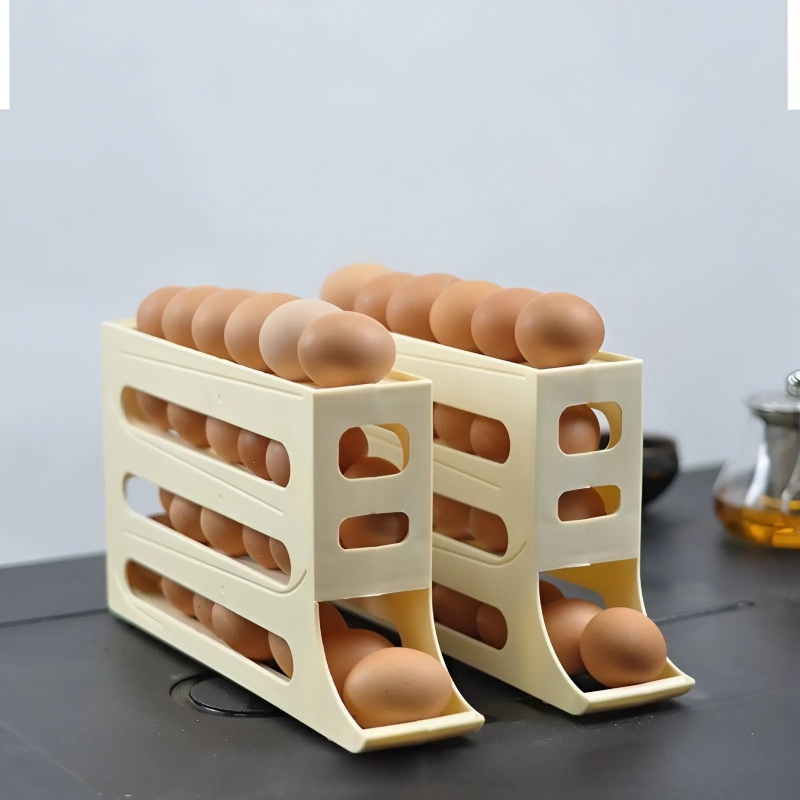 Khay Trứng 4 Tầng Lăn Tự Động 5