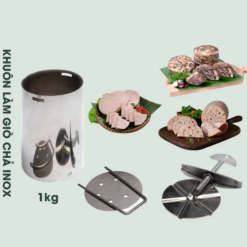 Khuôn Làm Giò Chả Inox 1KG 4