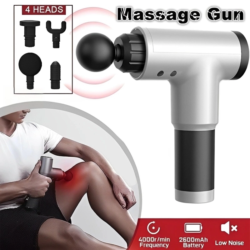 Máy Massage Gun chế độ trị nhức mỏi vai gáy, đau giãn cơ súng nhỏ 5