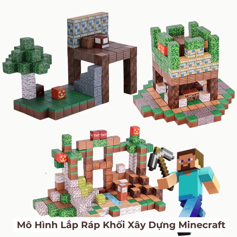 Mô Hình Lắp Ráp Khối Xây Dựng Minecraft 5