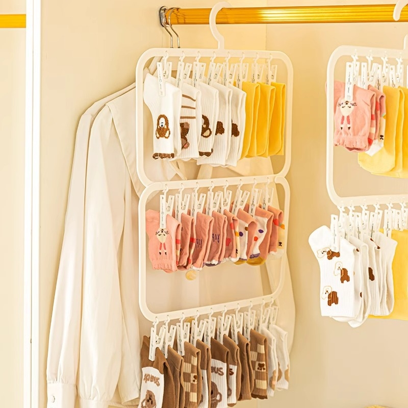 Móc Treo Quần Áo Trẻ Em 3 Tầng 4