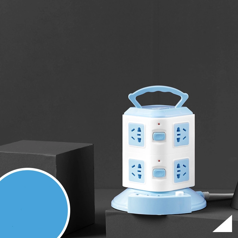 Ổ cắm điện đa năng 2 tầng hình trụ đứng 5