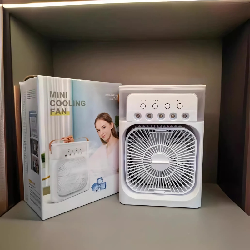 Quạt Điều Hòa 5 Lỗ Phun Sương Mini 4