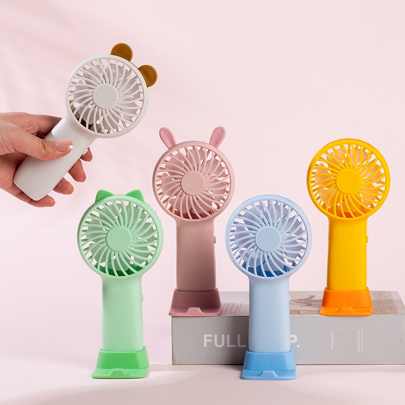 Quạt Thông Minh Mini 2in1 Có Khay Để Điện Thoại 4