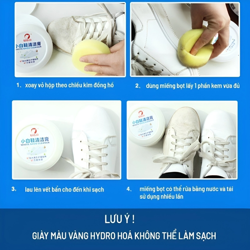 Sáp Tẩy Trắng Giày Đánh Bóng Đồ Da Đa Năng 5