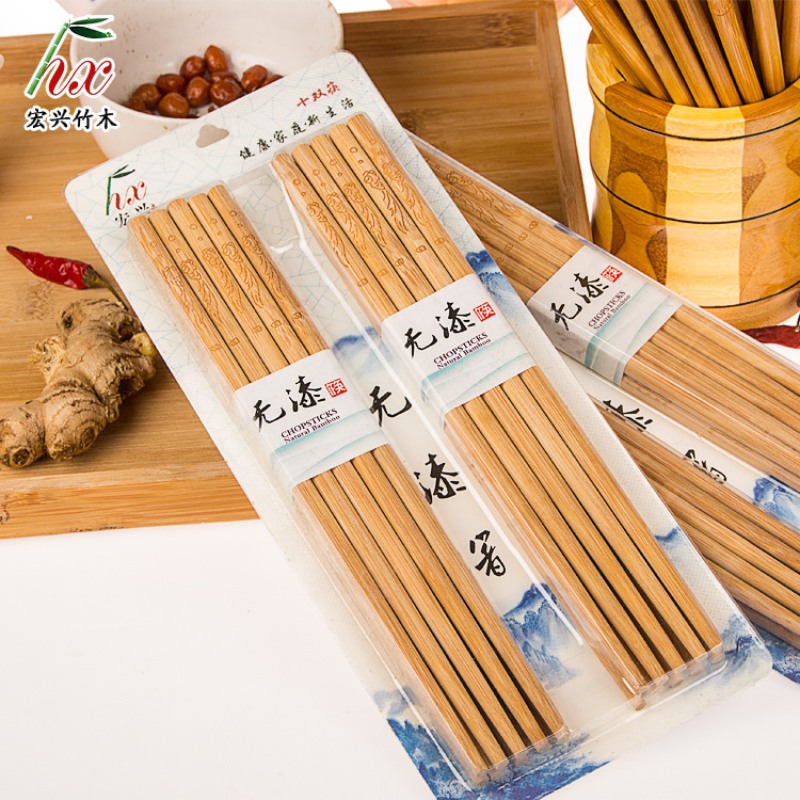 Set 10 đôi đũa nhật có in hoa văn 4