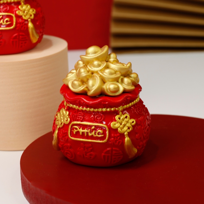 Set 3 Hũ Đựng Muối Gạo Phúc Lộc Thọ 6