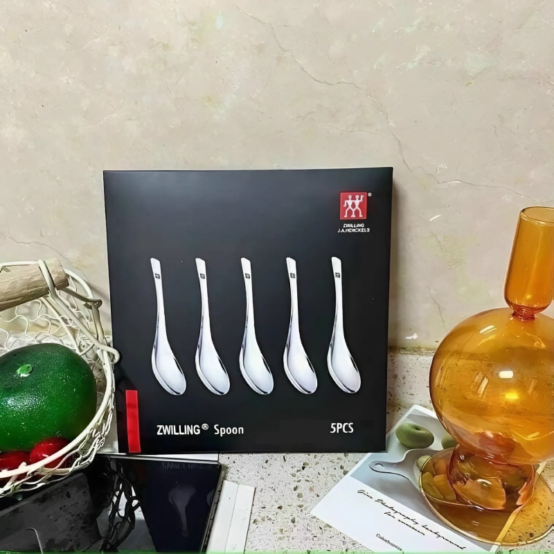 Set 5 Thìa Inox Cao Cấp Zwilling Đức Dáng Ngắn 5