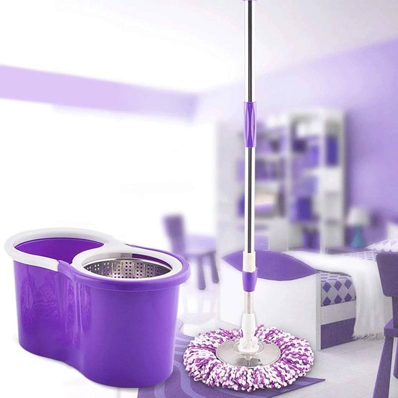 Thùng lau nhà thông minh xoay 360 lồng inox 4