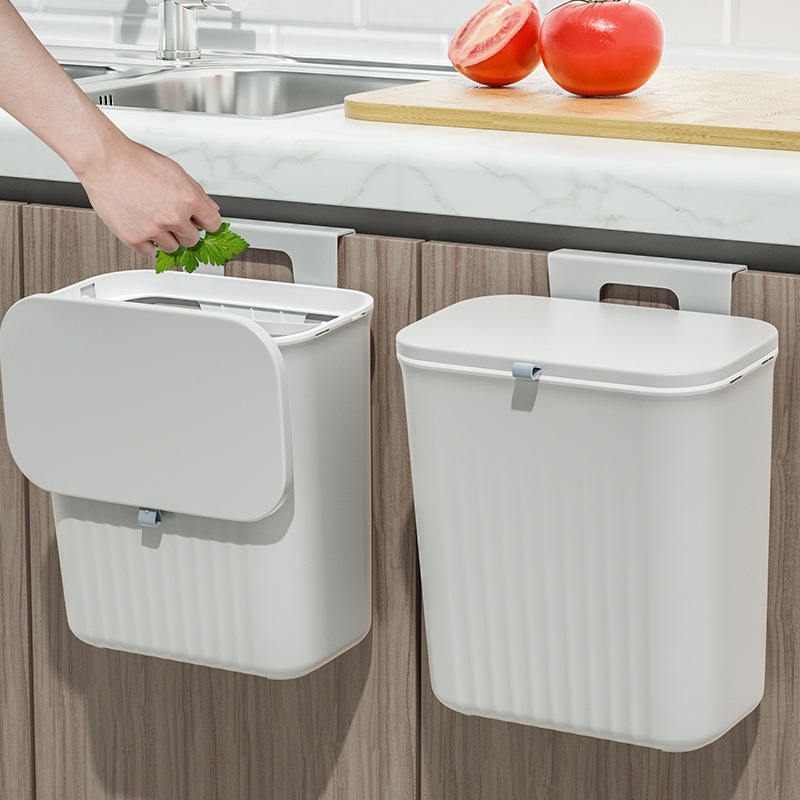 Thùng Rác Treo Tủ Bếp, Nhà Vệ Sinh 9L 4