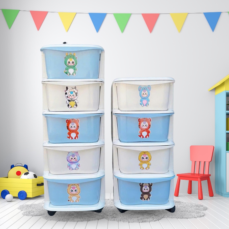 Tủ Nhựa 4 Tầng BB3 1Tủ Nhựa 4 Tầng BB3-4