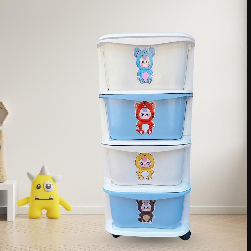Tủ Nhựa 4 Tầng BB3 1Tủ Nhựa 4 Tầng BB3-5