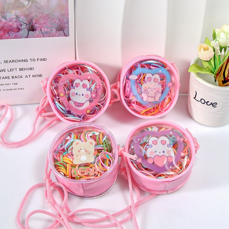 Túi Nhựa Chun Cột Tóc Hình Gấu Cho Bé 4