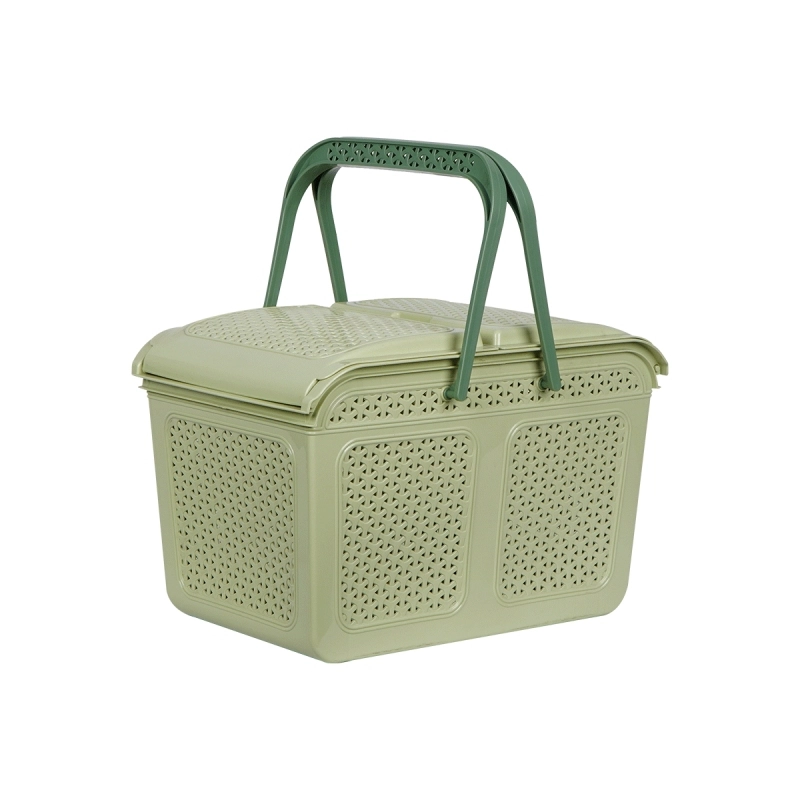 Việt Nhật Mã 2604 Làn nắp mây, giỏ đựng đồ 2 nắp 5