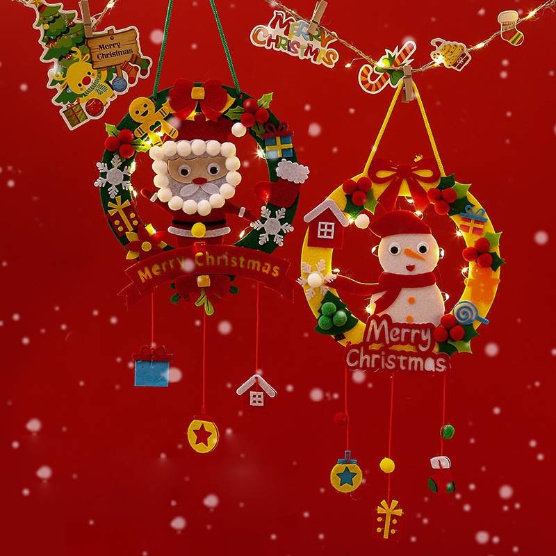 Vòng Nguyệt Quế DIY Treo Giáng Sinh 4