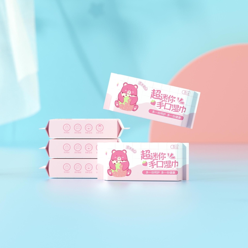 1 Thùng Khăn Giấy Ướt Mini Panda 5