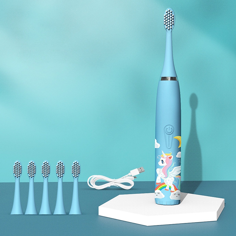 Bàn Chải điện Trẻ Em kèm đầu thay thế 4