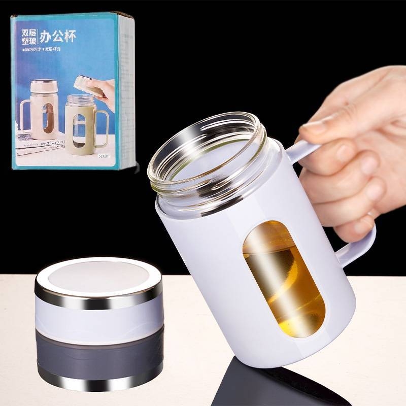 Bình Pha Trà Lõi Thủy Tinh Cách Nhiệt 450ML 5