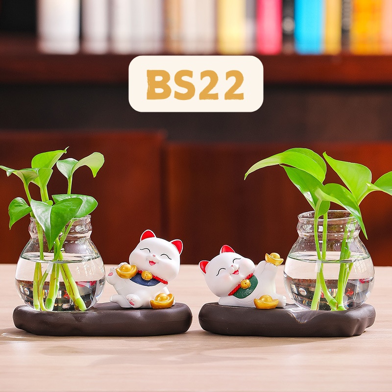Bình Thủy Tinh Kèm Tượng Để Bàn 4