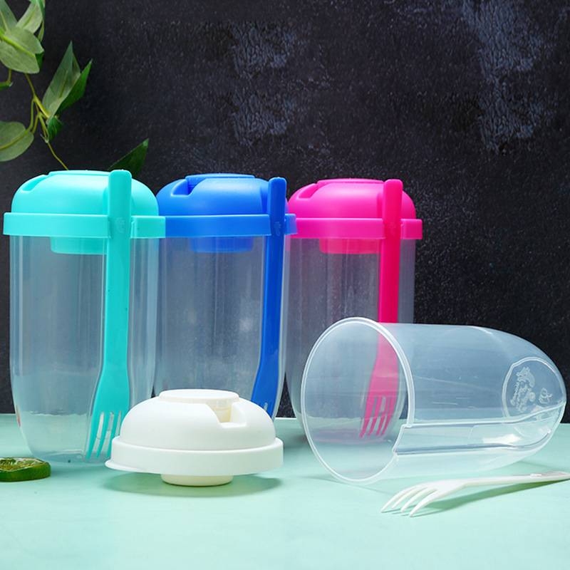 Bình Trộn Salad Có Nắp Kèm Nĩa 1000ml 5